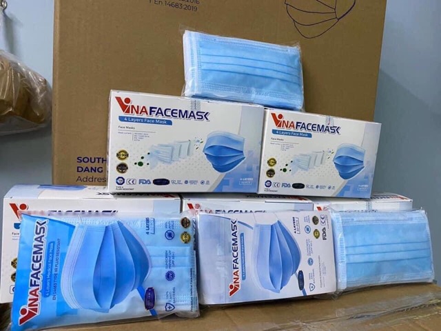 KHẨU TRANG Y TẾ 4 LỚP VINAFACEMASK