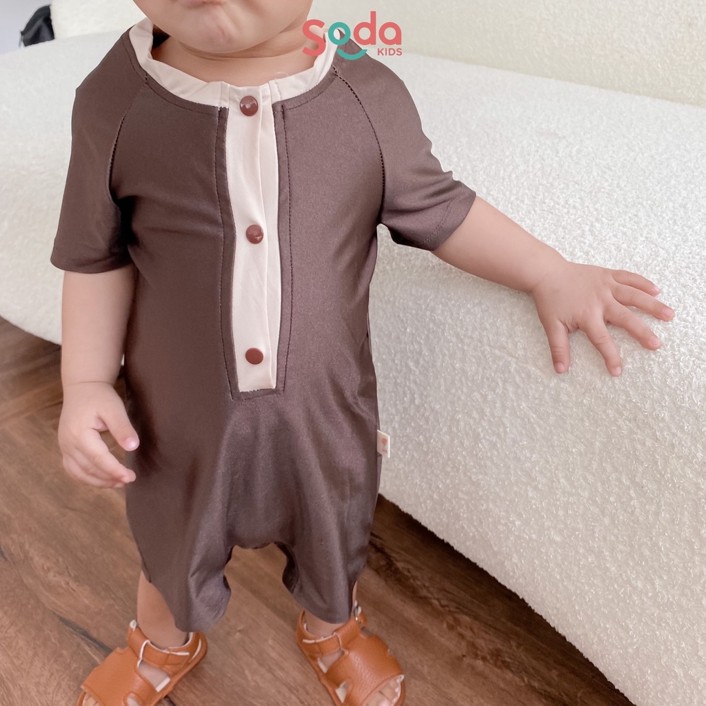 Bộ đồ bơi cho bé SODA KIDS phong cách Hàn Quốc mềm nhẹ co dãn 4 chiều thoải mái