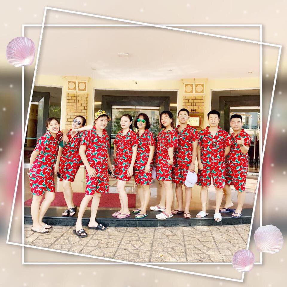 (chất kate thái 1 - kho HCM) bộ dưa hấu đỏ đi biển, team - bộ hoa quả, trái cây big size- chuyên sỉ lẻ - nhuhuyen shop