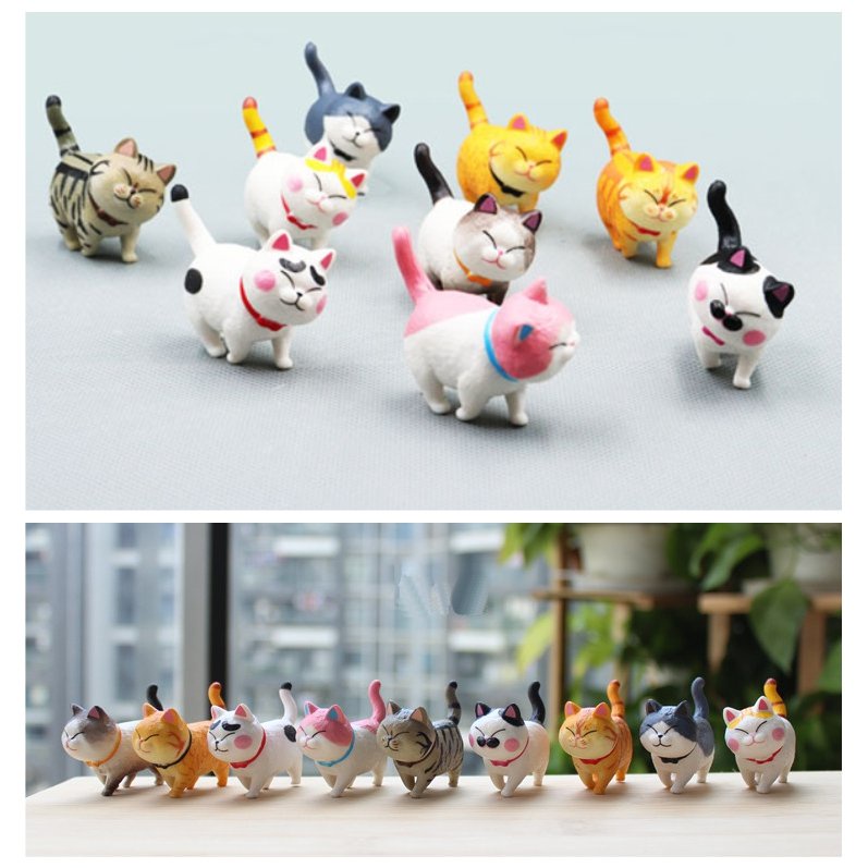 Mô Hình Từng Nhân Vật Mèo  Kawaii Đáng Yêu - Giao Ngẫu Nhiên