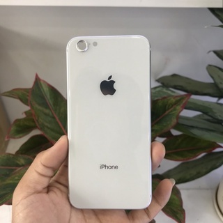 vỏ iphone 6s độ lên 8 màu trắng đủ nút