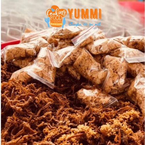 Khô heo cháy tỏi loại 1 thơm ngon đặc biệt chuẩn vị truyền thống 500G - Yummi store | BigBuy360 - bigbuy360.vn
