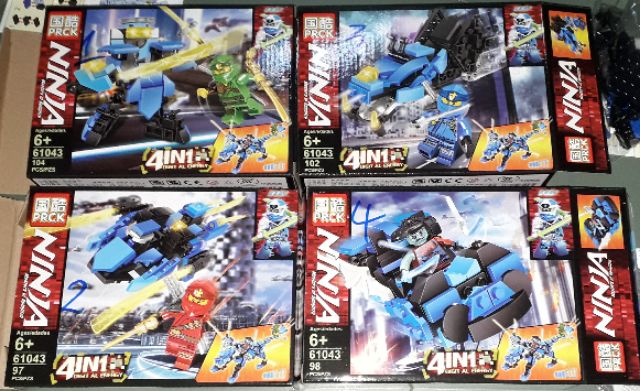 là Lắp ráp 1 hộp LegoNinja Kỳ Lân 61043 có nhiều chi tiết bằng nhựa ABS rất đẹp