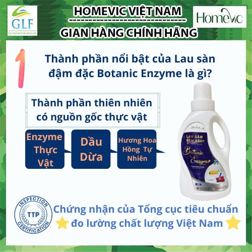 Lau sàn đậm đặc Botanic enzyme 1.5L