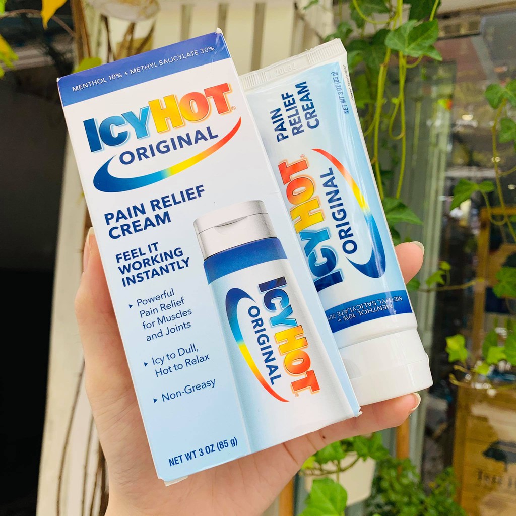 [saigonScent] Dầu nóng dạng kem ICY HOT Pain Relief Cream ( 85g )