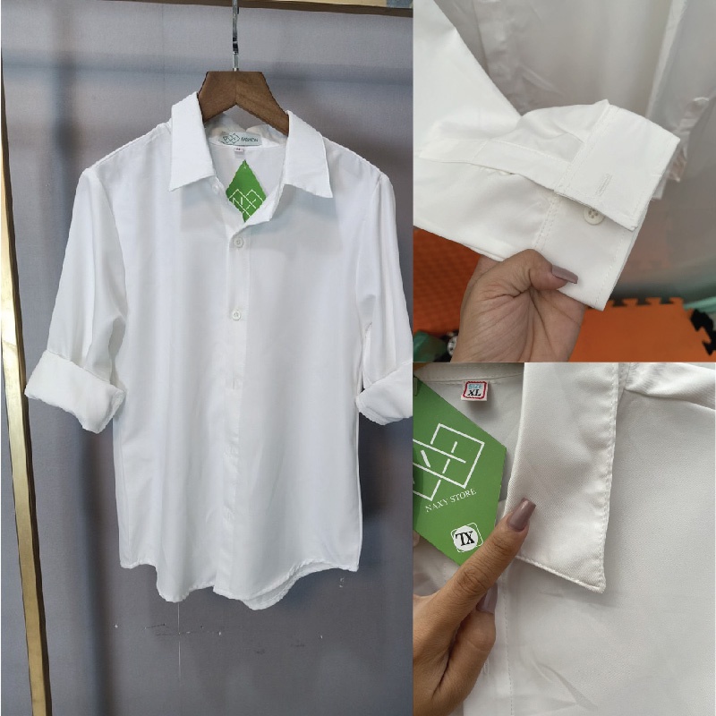 Áo sơ mi nữ form rộng dài tay kiểu công sở đẹp LOKISO SM01