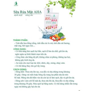 (Chính hãng)  Sữa rửa mặt AHA