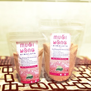 Muối hồng Himalaya - Muối ăn tinh khiết 100% loại 500g và 1kg