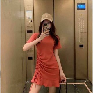 Đầm đuôi cá rút dây