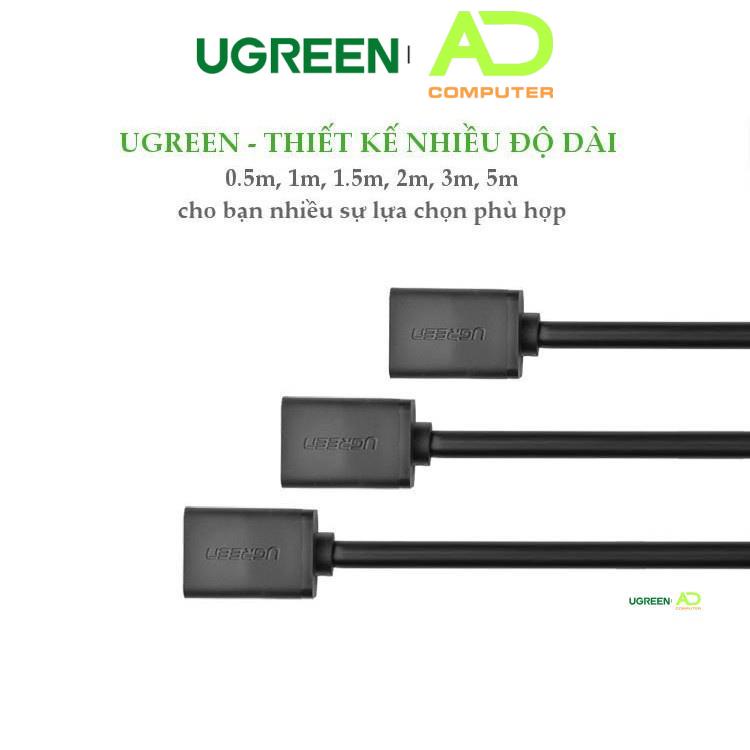 Cáp mạng kéo dài CAT6 UTP hai đầu RJ45 một đầu cái một đầu đực chính hãng UGREEN NW112