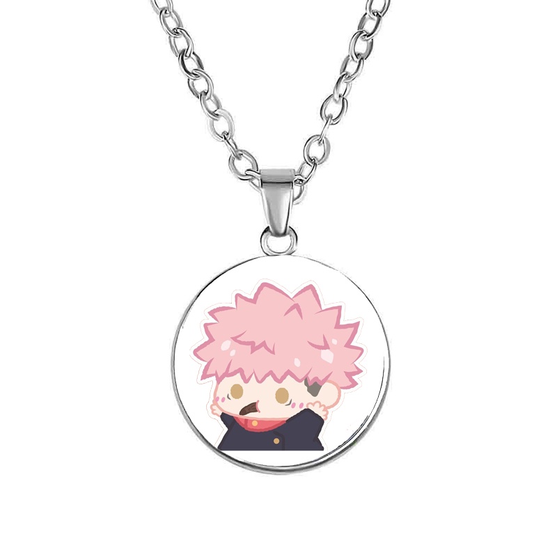 Vòng cổ in hình nhân vật JUJUTSU KAISEN VER TẬP THỂ DỤC  anime chibi xinh xắn quà tặng độc đáo
