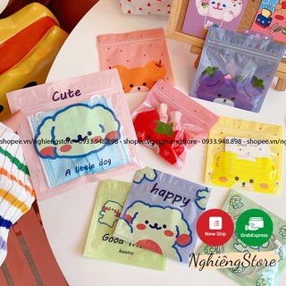 Túi Zip Đựng Bánh Kẹo,quà tặng In Hình Dễ Thương