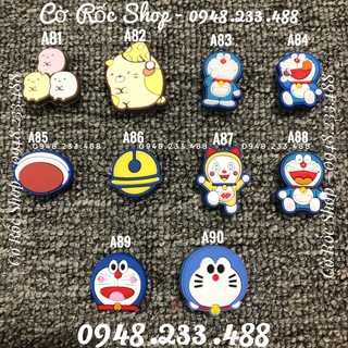 (ẢNH THẬT) - JIBBITZ-Charm-sticker-icon Nút cài trang trí dép Cute (Mã: A81-A100) . Hàng sẵn, ship từ 10 con