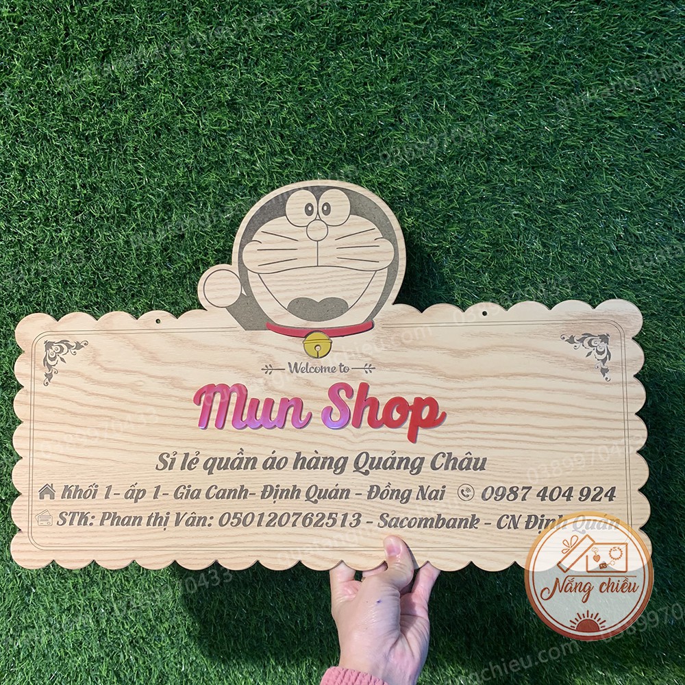Bảng gỗ - Khắc tên shop- chụp ảnh- livestream sản phẩm, thiết kế theo yêu cầu, khắc laze hiện đại và sang trọng