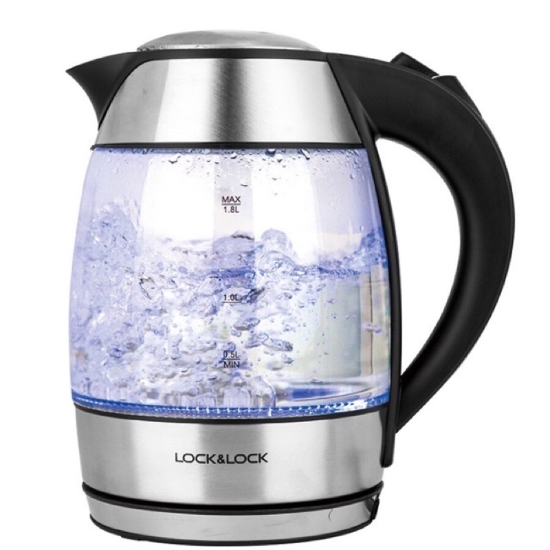Ấm  siêu tốc lock and lock thủy tinh(1,8lít)
