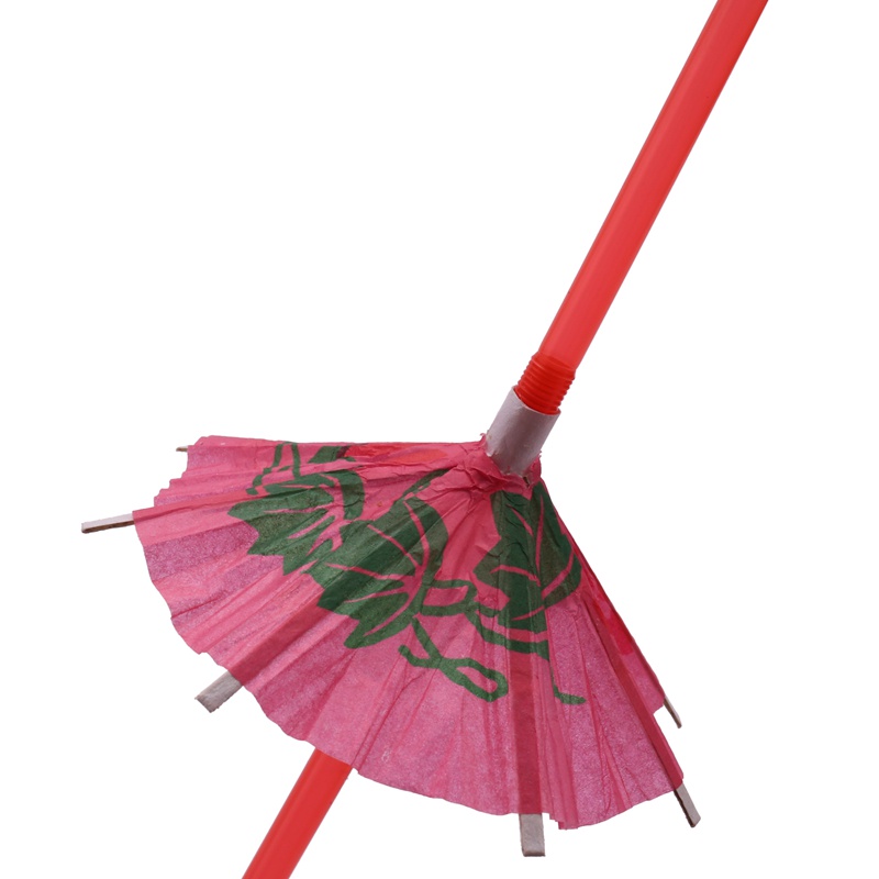 Set 50 Ống Hút Gắn Dù Trang Trí Tiệc Tiện Dụng