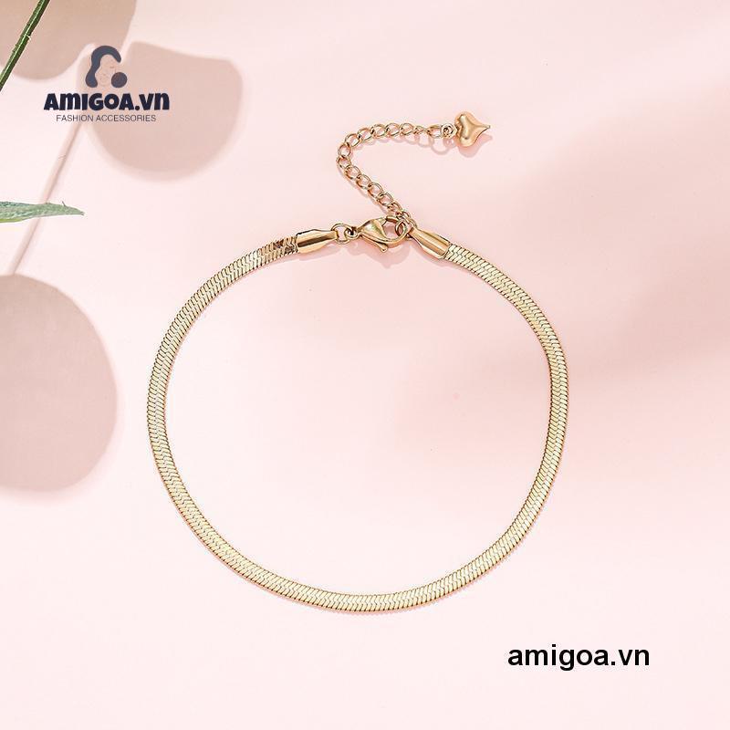 ✨✨Vòng tay chuỗi xương rắn lắc tay nữ đơn giản