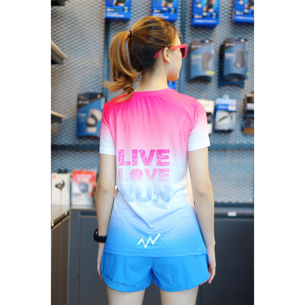 Áo chạy bộ IMSports - T-shirt nữ - LIVE LOVE RUN