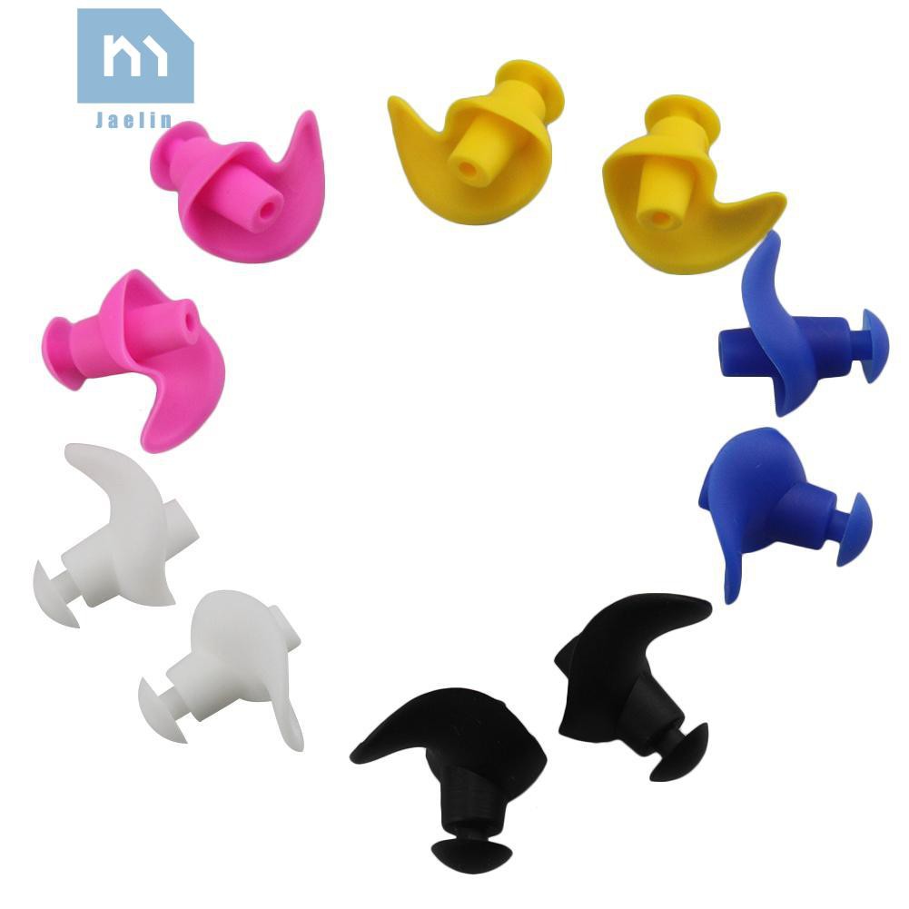 1 Cặp Nút Bịt Tai Chống Nước Khi Bơi Bằng Silicon