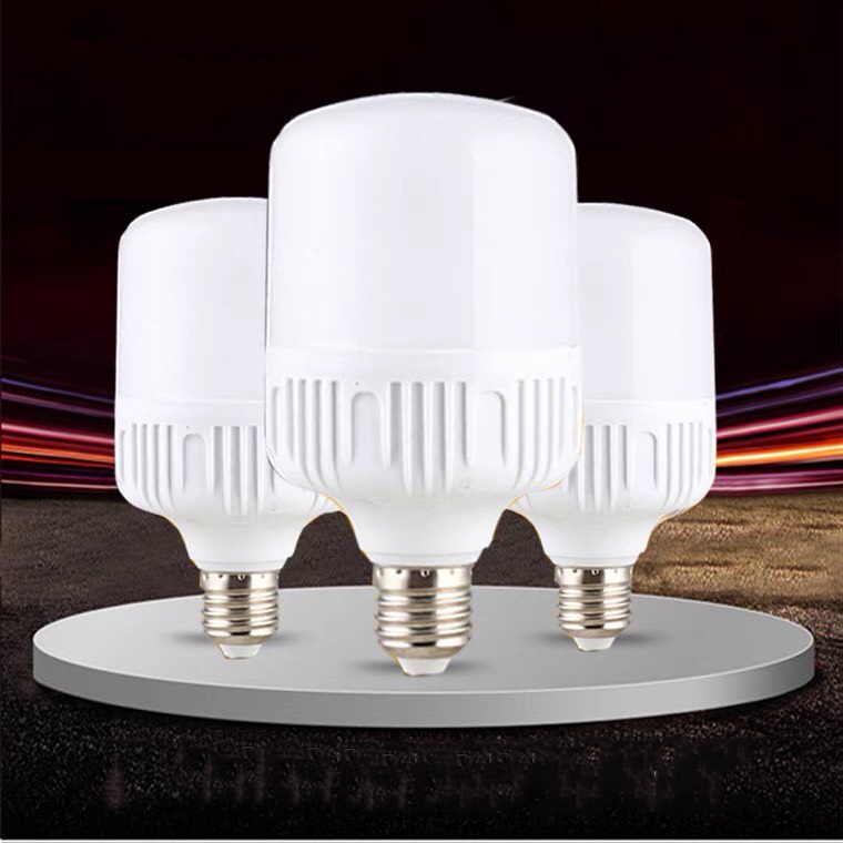 Bóng Đèn Led Bulb Trụ Tròn Ánh Sáng Trắng Bóng Đèn Đui Xoáy Siêu Sáng ĐÈN NAMI