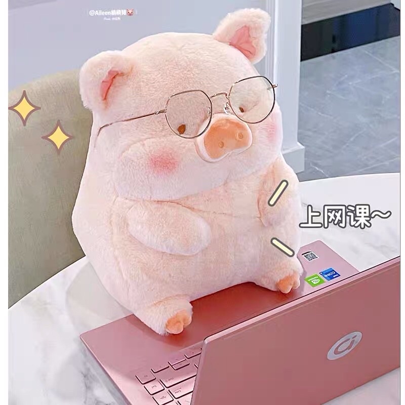Heo LuluGấu Bông Heo Lulu Béo Đeo--Gấu lợn bông má hồng Lula đáng yêu