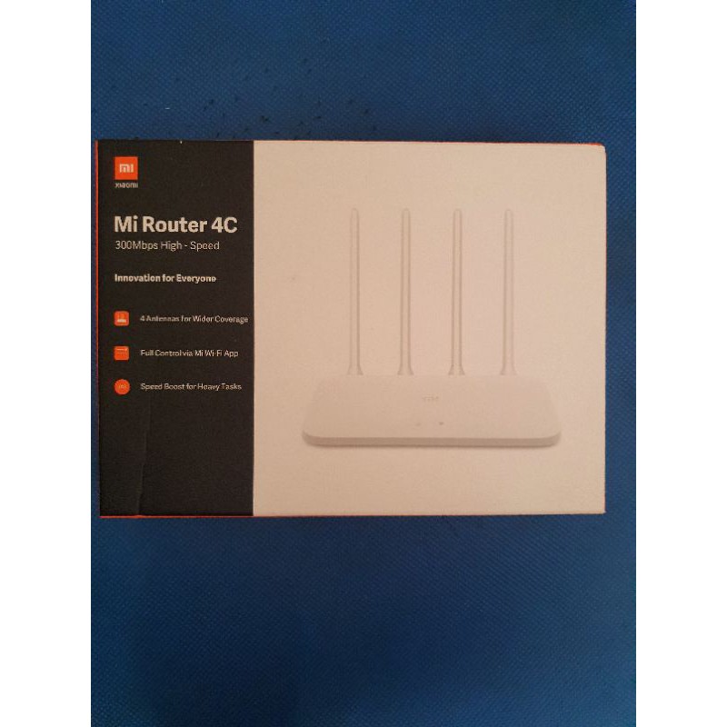 Xiaomi N 300Mbps Bộ Phát Wifi R4CM - Mi Router 4C - Quốc Tế Tiếng Anh 4 Anten rời -