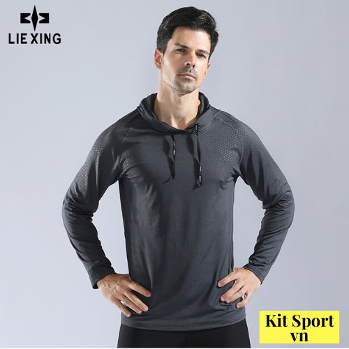 Áo khoác thể thao nam L10857 LeXing II Cửa hàng phân phối KIT Sport II Hàng nội địa Trung(Men Coats,đồ tập quần áo gym