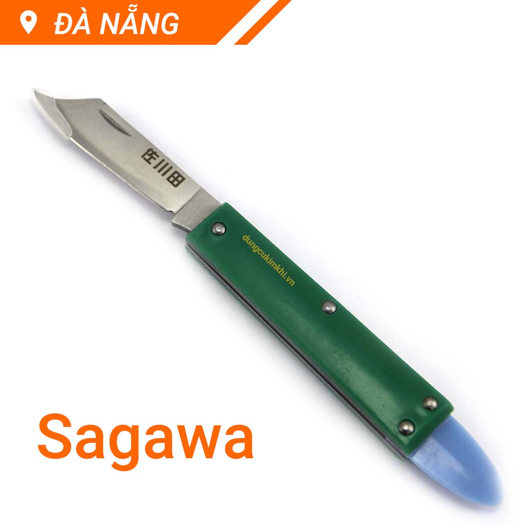 Dao ghép cây Sagawa lưỡi thép Carbon SK-5 Nhật Bản