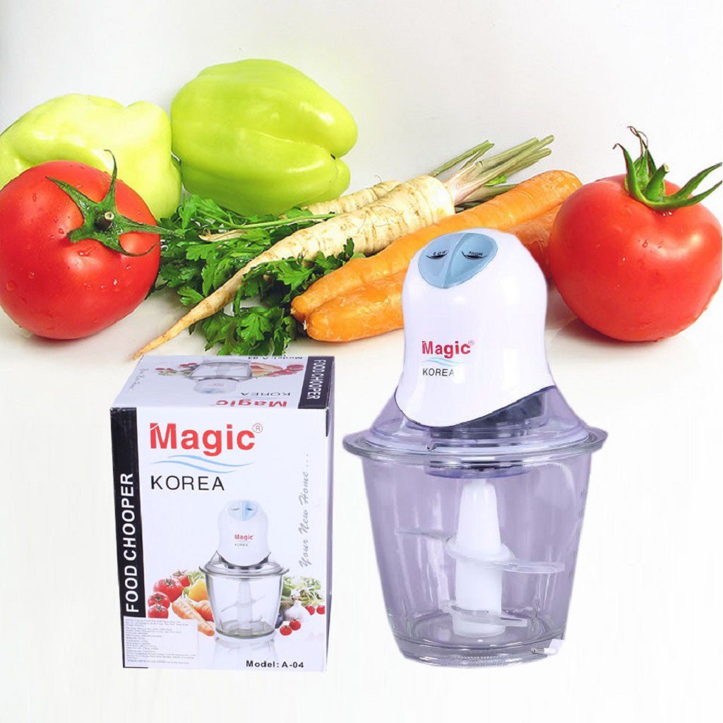 Máy Xay Thịt Kết Hợp Xay Sinh Tố Magic Korea A04 | Dung Tích 1.5L | Công Suất 400W | Xay Nhuyễn Mọi Thực Phẩm