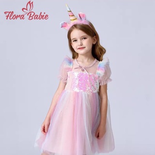 🌸🌸 đầm váy công chúa hồng cầu vồng 🌸🌸