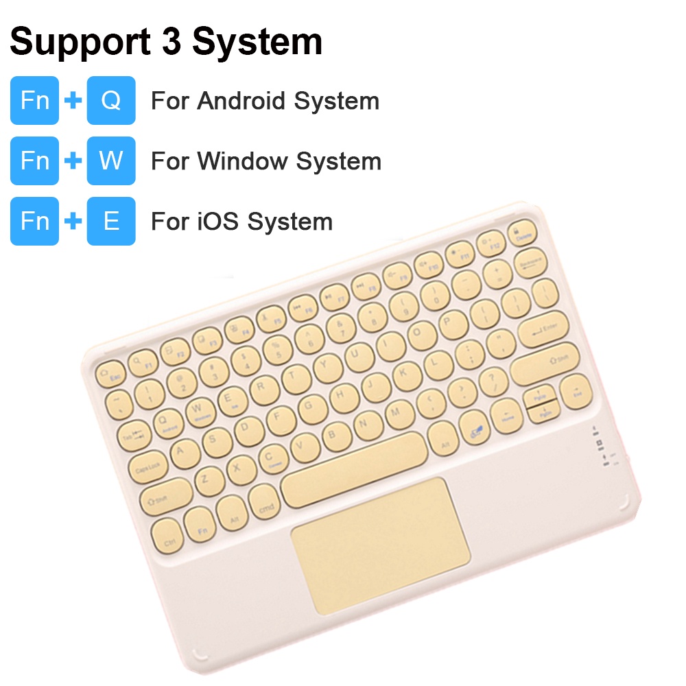 Ốp Máy Tính Bảng Có Bàn Phím Bluetooth Không Dây Cho iPad Touchpad 10.2 '' iPad 7th / 8th / 9th Gen 10.9 '' Air4 / Air5 2021 / 2020 Pro 11 ''