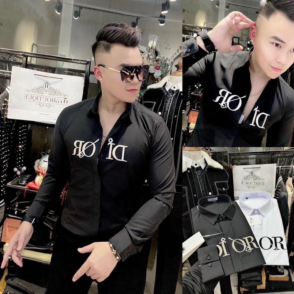 Áo sơ mi nam DIORRR dài tay vải lụa mịn chống nhăn đẹp kiểu dáng hàn quốc mẫu mới nhất cao cấp | BigBuy360 - bigbuy360.vn