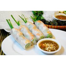 1 tập Bánh đa nem cuốn ăn sống