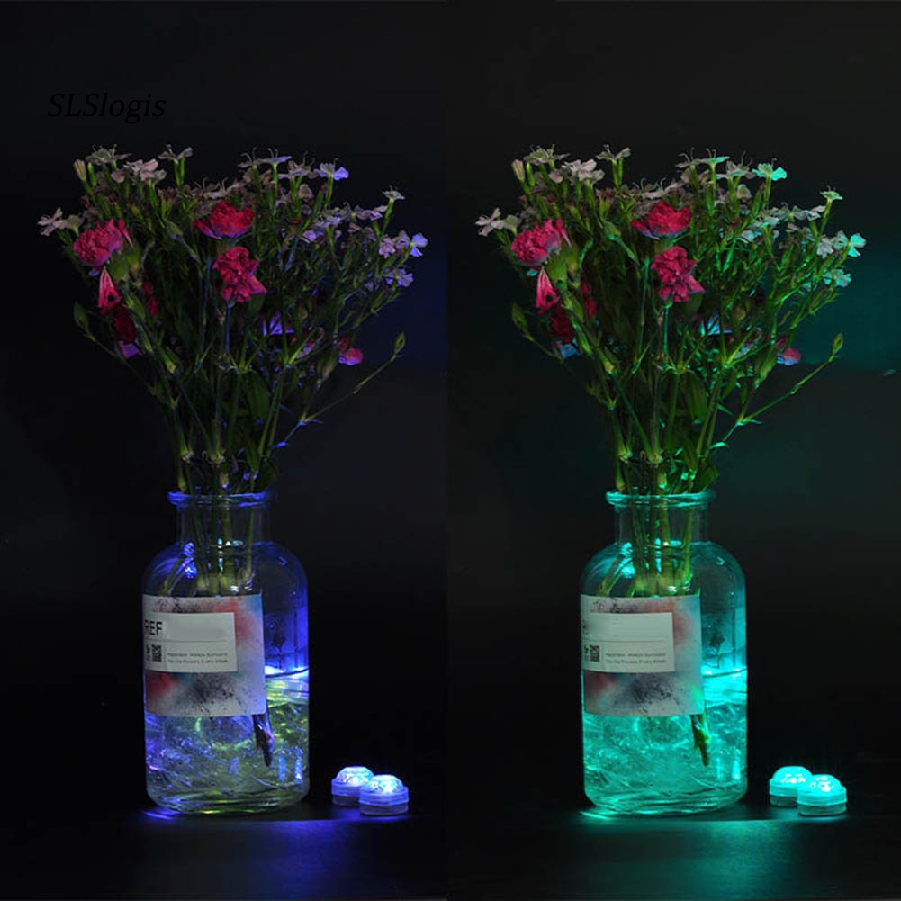 Đèn LED Hình Tròn Thay Đổi Màu Sắc Có Điều Khiển Từ Xa Dành Cho Bể Cá