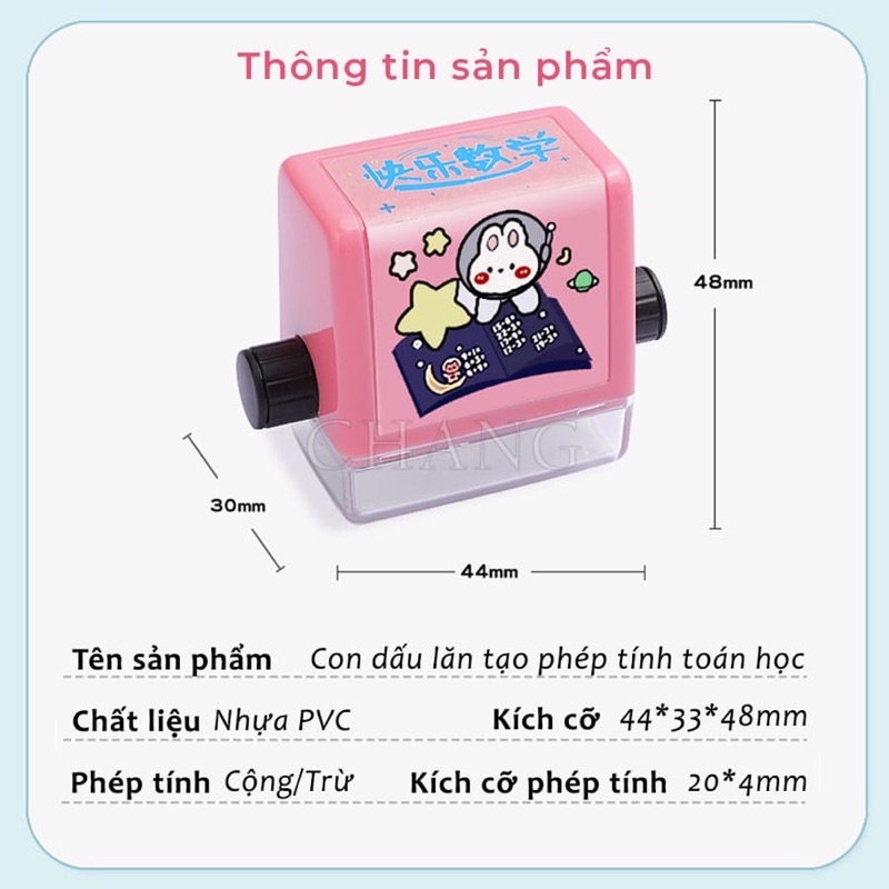 Con Dấu Lăn Tạo Phép Tính Cộng Trừ