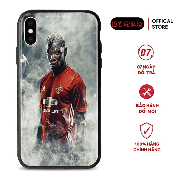 Ốp Chống Ố Iphone In Hình Paul Pogba NIMAX Cho Iphone 6 S Plus 7 8 Plus Xr X S Max 11 11 Pro Max 12 Mini 12 Pro Max