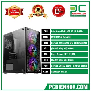 COMBO VIP GAMING (i3-9100F/B365/8G/120G/450W) ĐỘC QUYỀN