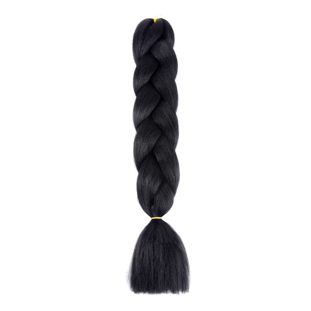 Bím tóc giả nối dài 24inch bằng sợi tổng hợp chất lượng cao