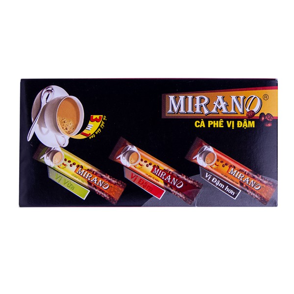 CÀ PHÊ HÒA TAN MIRANO VỊ ĐẬM 3 IN 1