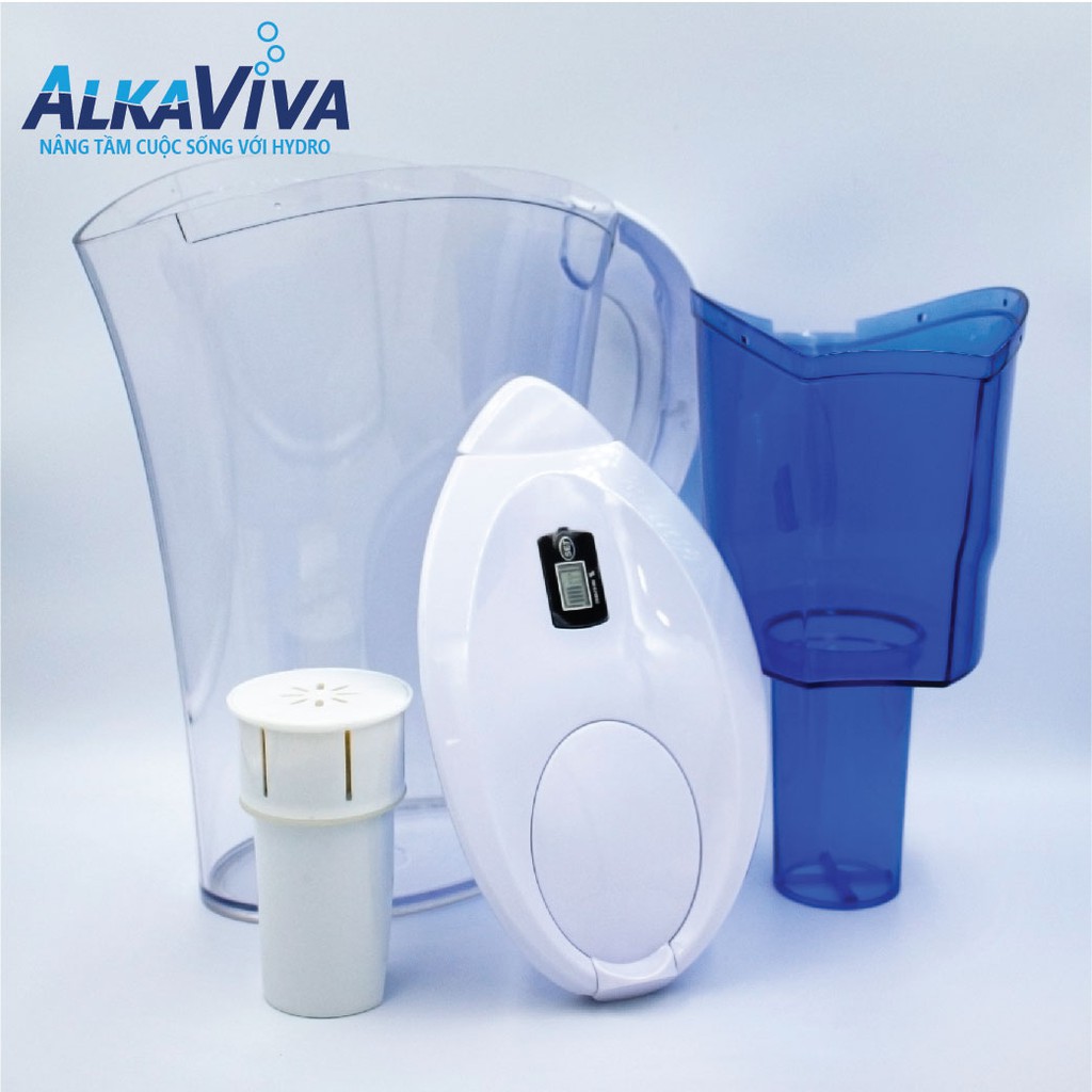 Bình lọc nước AlkaViva PERFECT PITCHER 2L lọc nước, tạo ion kiềm - AKPP