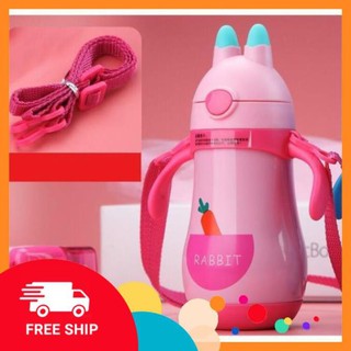 (thanhxuan4554duong) Bình Nước Tai Thỏ Cho Bé NLQK