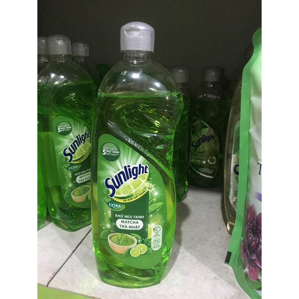Nước rửa chén Sunlight[ Matcha Trà xanh]