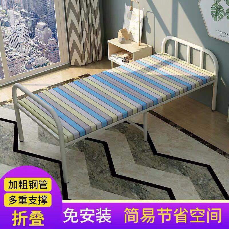 Giường gấp gỗ hộ gia đình cho thuê đơn ngủ trưa giản di động dành người lớn Loại tiết kiệm