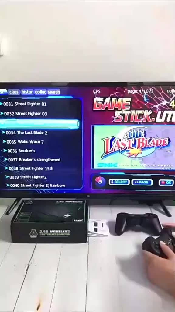 Máy Chơi Game Cầm Tay 4 Nút Kết Nối HDMI Không Dây Tích Hợp 10000 Trò Cổ Điển Mame, MD, GBA, FC, PS1,  Kèm 2 Tay Cầm | BigBuy360 - bigbuy360.vn