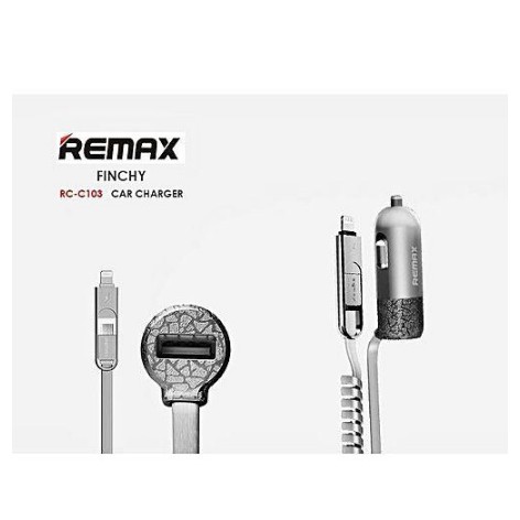 tẩu Sạc Nhanh Ô Tô Remax RCC-103 Finchy Cho IPhone- Bảo Hành Toàn Quốc