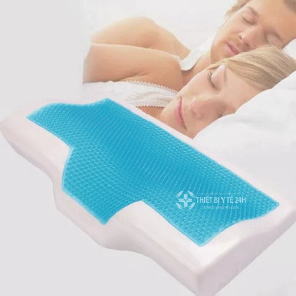 Gối Cao Su Non - Gối Ngủ Cao Su Điều Hòa, Hỗ Trợ Thoái Hóa Đốt Sống Cổ, Giúp Ngủ Ngon Và Sâu Giấc. Chất Liệu An Toàn