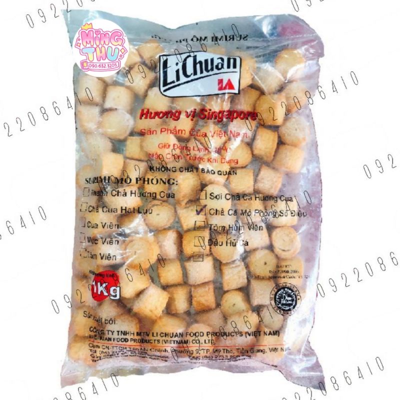 Gói 500gr Surimi Cồi Sò Điệp Lichuan dai ngon ngọt