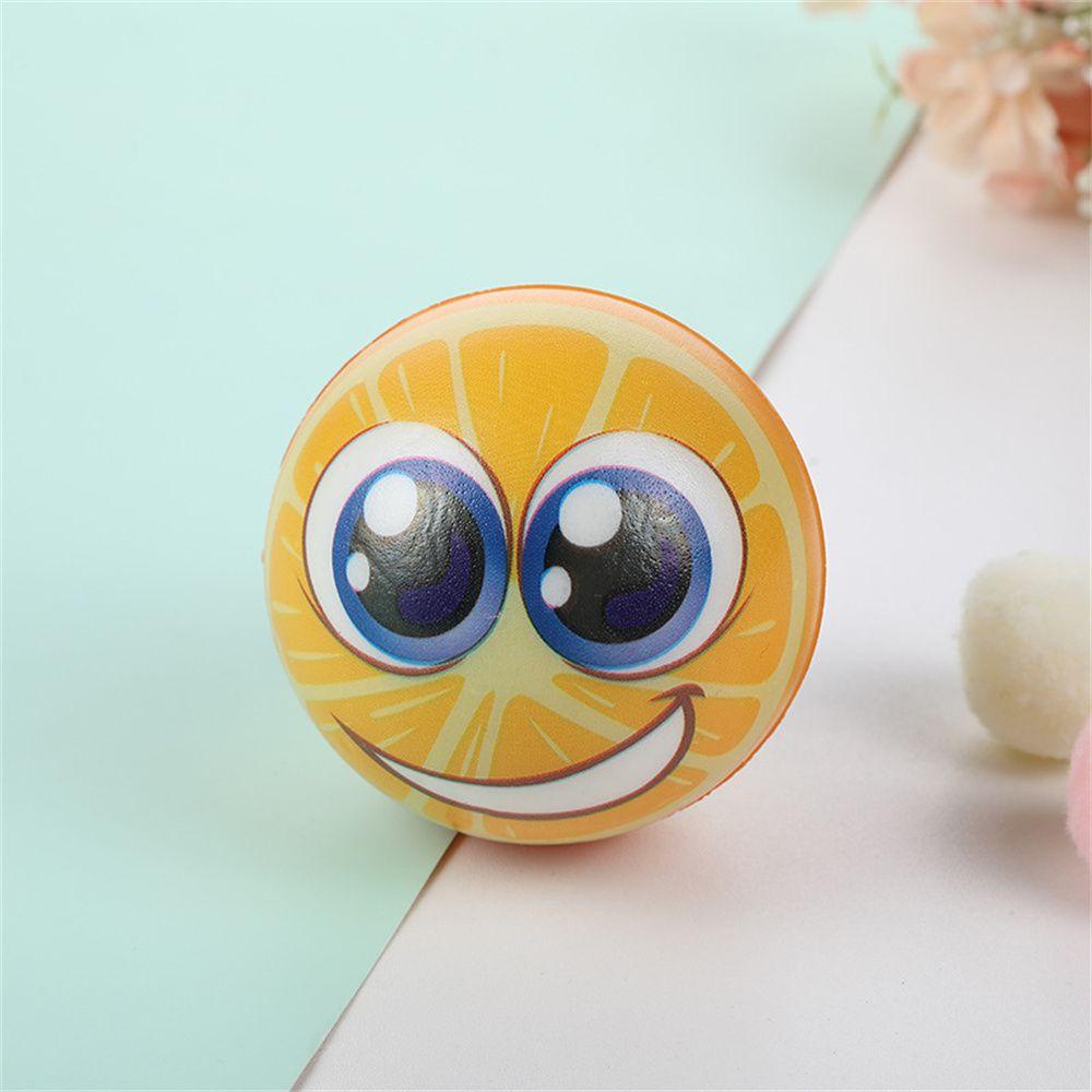 Bộ 12 Bóng Bóp Hình Trái Cây 6.3cm|Đồ Chơi Bóng Xốp PU Mềm Giảm Căng Thẳng