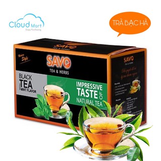 Trà Đen SAVO hương bạc hà