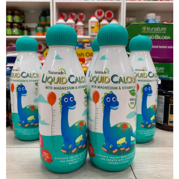 Canxi Nước cho bé Naturade Liquid Calcium Magnesium & Vitamin D3 474ml